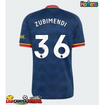 Camisa de Futebol Arsenal Martin Zubimendi #36 Equipamento Secundário 2026-27 Manga Curta